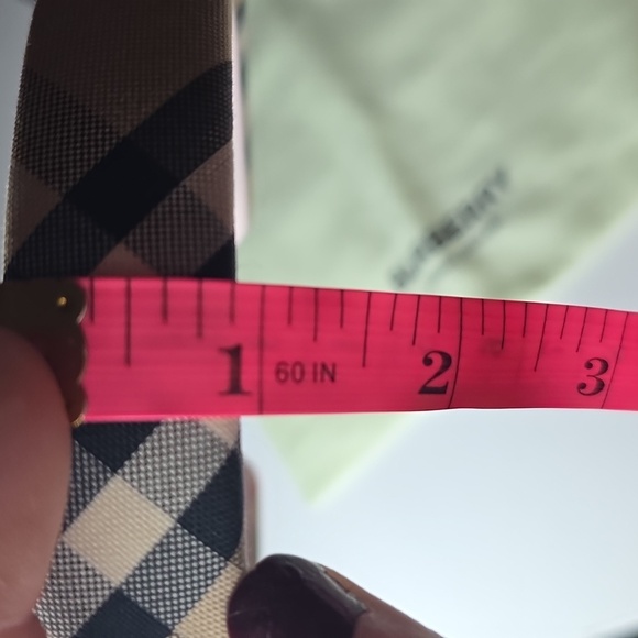 NWOT Burberry Novacheck Canvas Headband! - Picture 9 of 9
